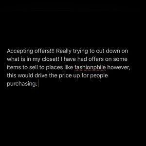 Accepting offers on EVERYTHING